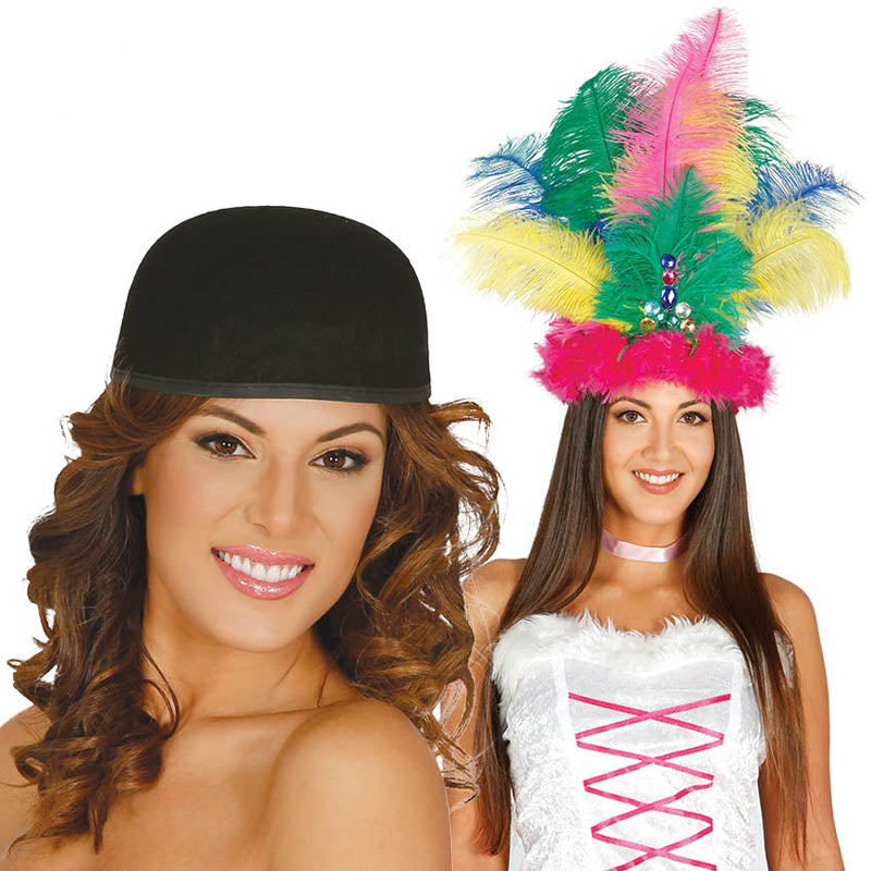 Casquete Negro para decoración adulto