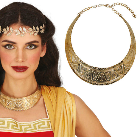 Collar de Egipcia metálico