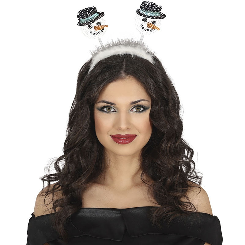 Serre-têtes de Noël - Accessoire de Fête - 2 Pièces - Tissu Non Tissé