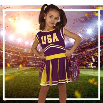 Costumes Sportifs et Cheerleader pour fille