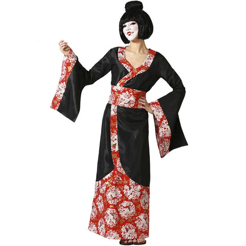 Disfraz de Geisha con kimono para mujer