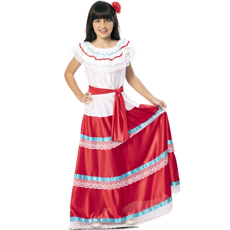 Disfraz de Latinoamericana para niña