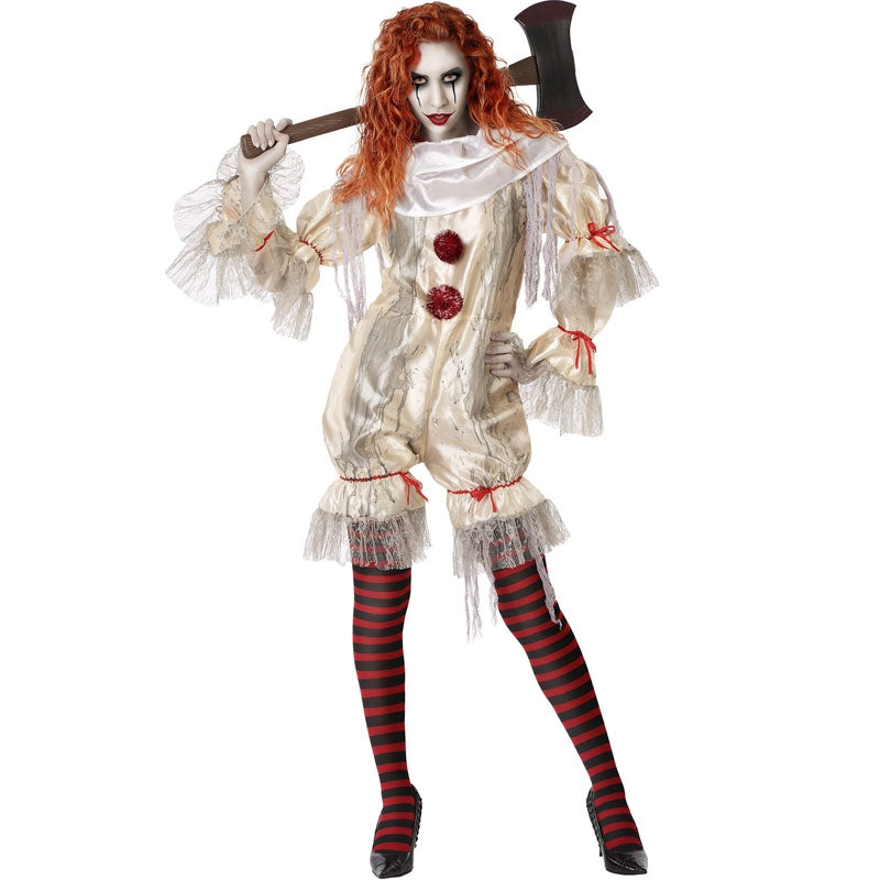 Costume Halloween Femme Sanglante 12 Pièces - Déguisement Zombie Mariée Avec Jupe Tutu, Voile, Bas, Gants & Tatouages