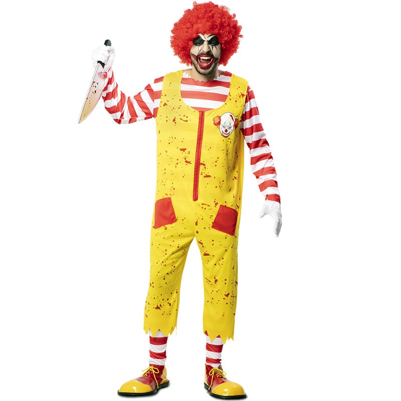 Disfraz de Payaso McDonald asesino para hombre