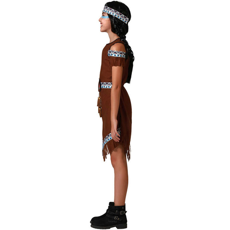 Disfraz para niña de India Salvaje Perfil