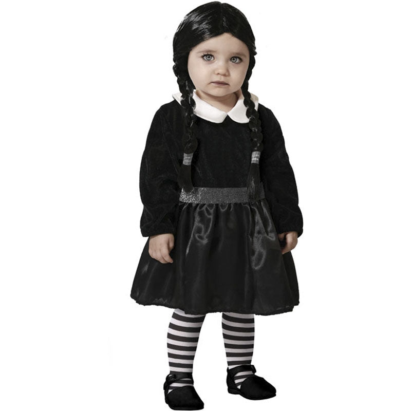 Disfraz de Niña de la Familia Tétrica para bebé