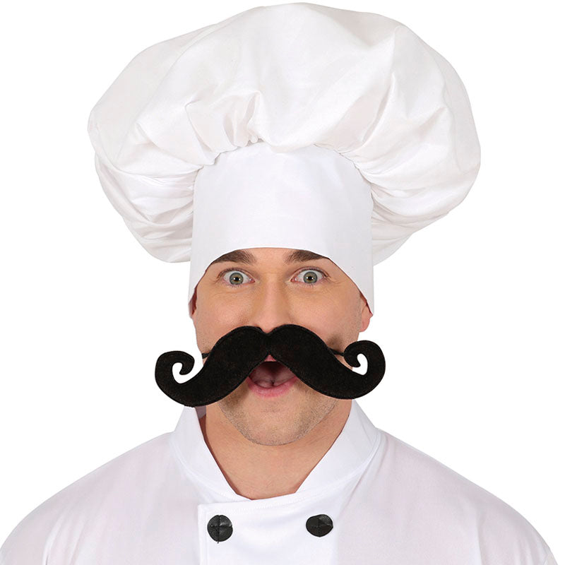 Gorro cocinero de tela blanco