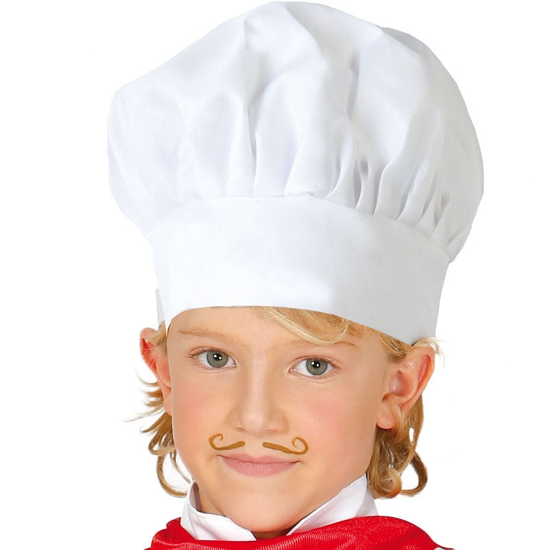 Gorro de cocinero infantil en tela
