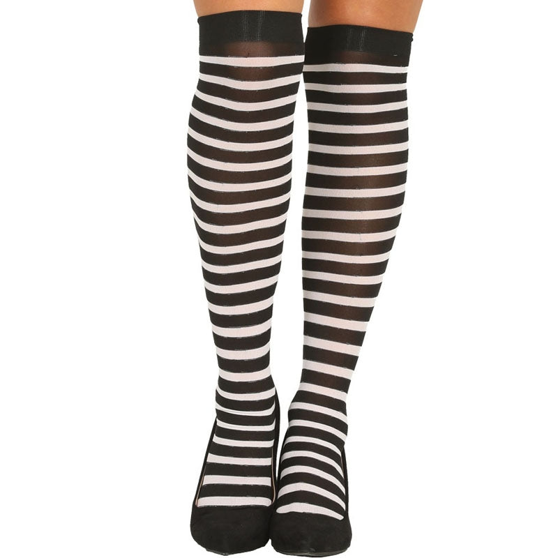 Medias Blancas con rayas mujer
