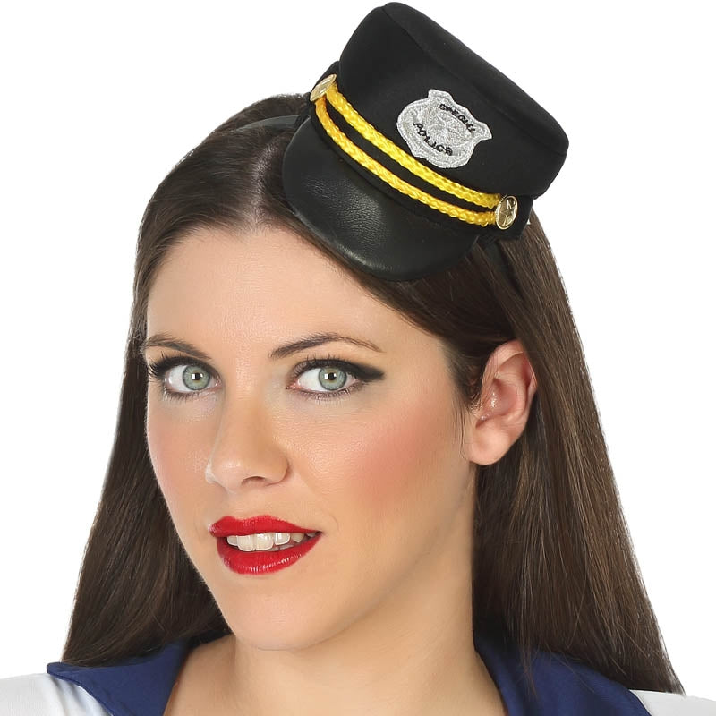 Mini Sombrero Policía