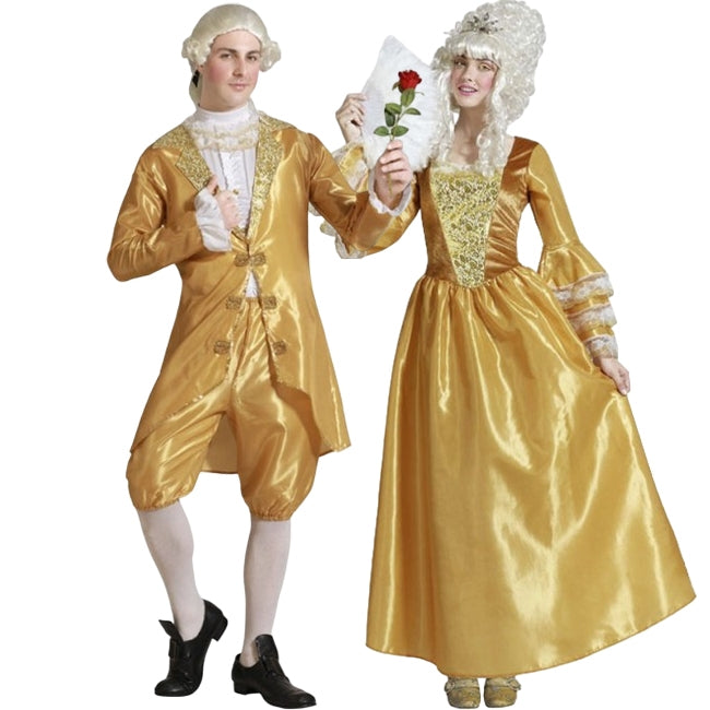 Déguisements Courtisans en or