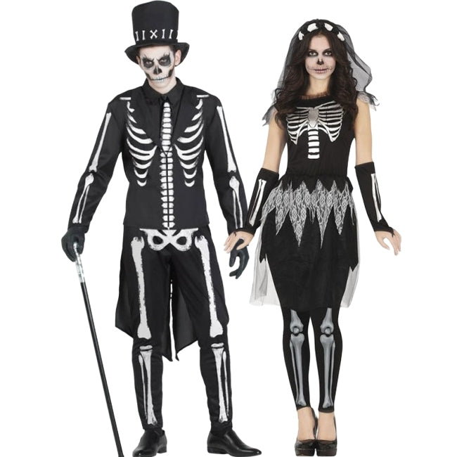 Déguisements Fiancés Squelettes