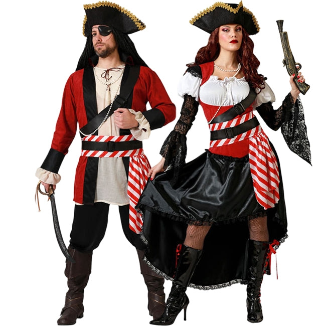 Déguisements Pirates Rouges