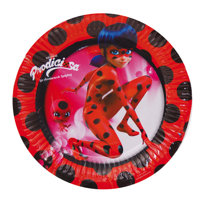 Platos medianos Cumpleaños Ladybug®