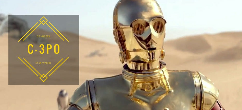 Camiseta para disfrazarse de C-3PO