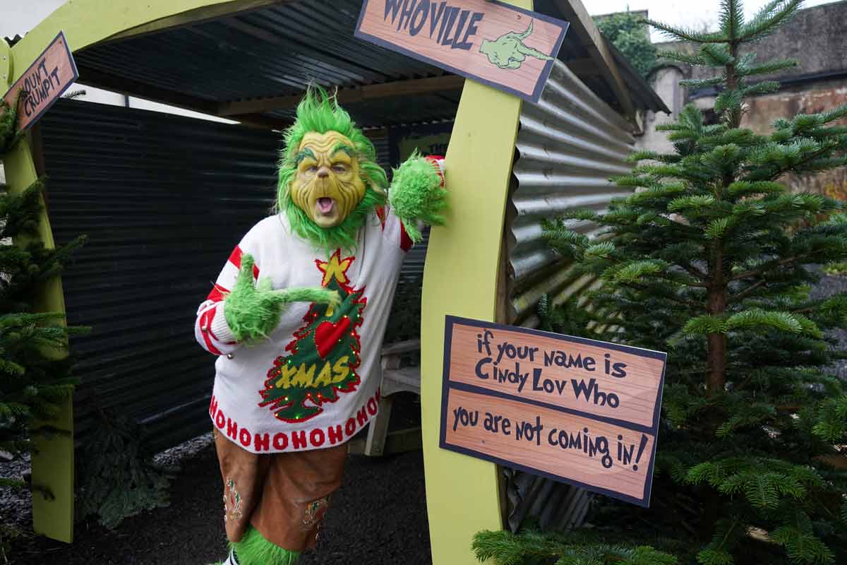 decoración Navidad Grinch