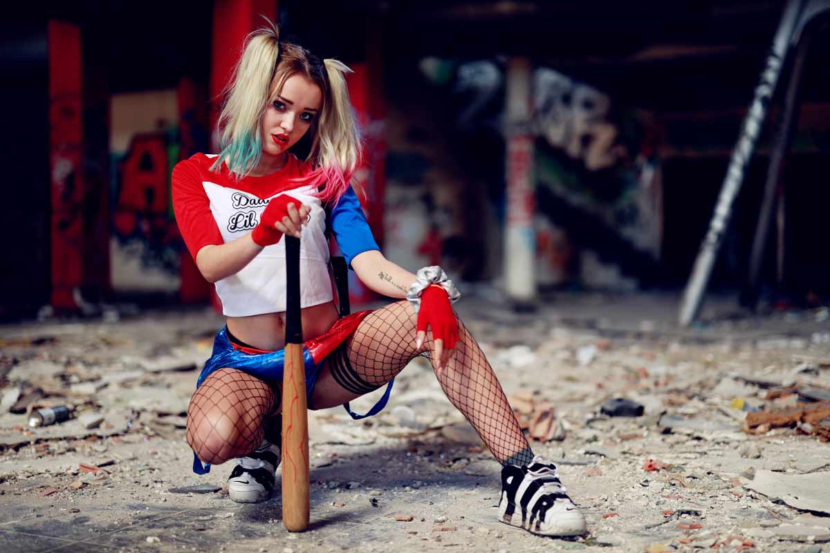 harley quinn disfraz casero