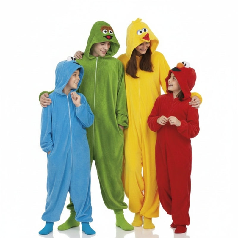 Groupe Sesame Street Kigurumi