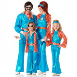 Groupe Disco bleu des années 70