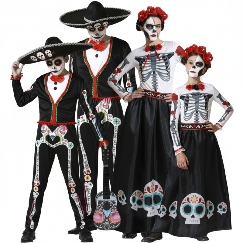 Groupe Squelettes du Jour des Morts