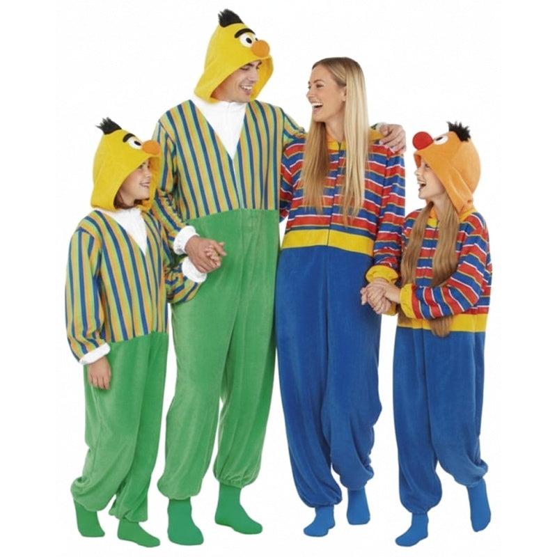 Groupe Ernie et Bert Kigurumi