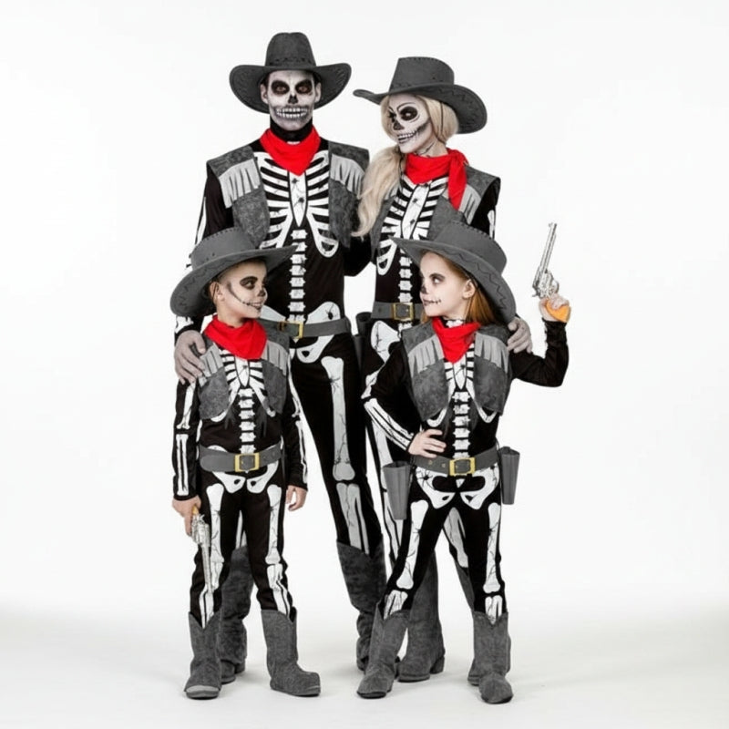 Groupe Squelettes Cowboy