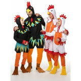 Groupe Coqs et Poules à Crête