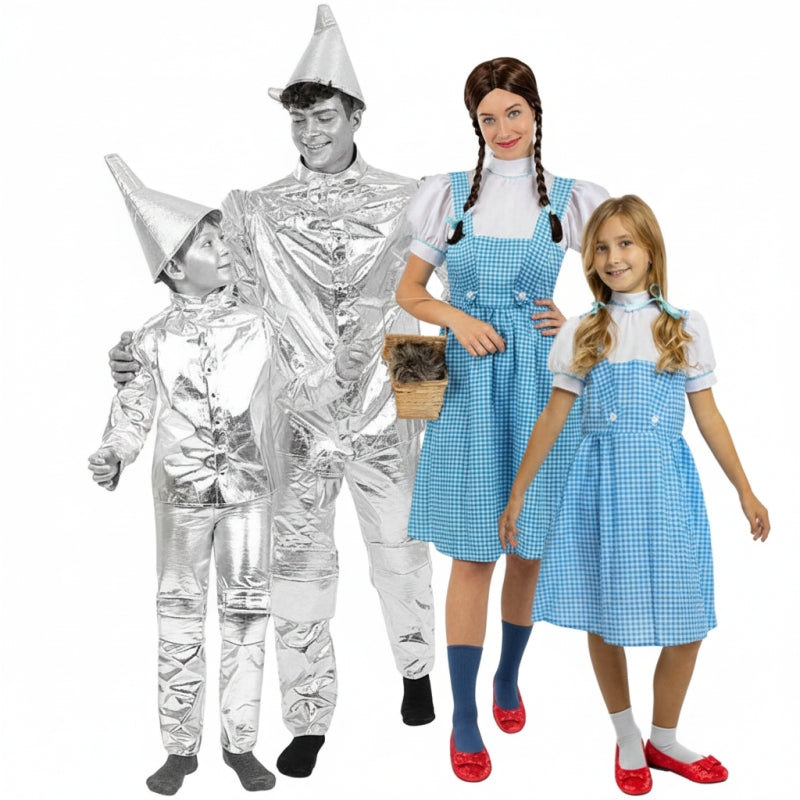 Groupe Homme de Fer-Blanc et Dorothy du Magicien d'Oz