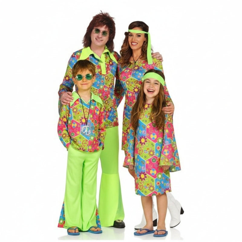 Groupe Hippies Flower Power