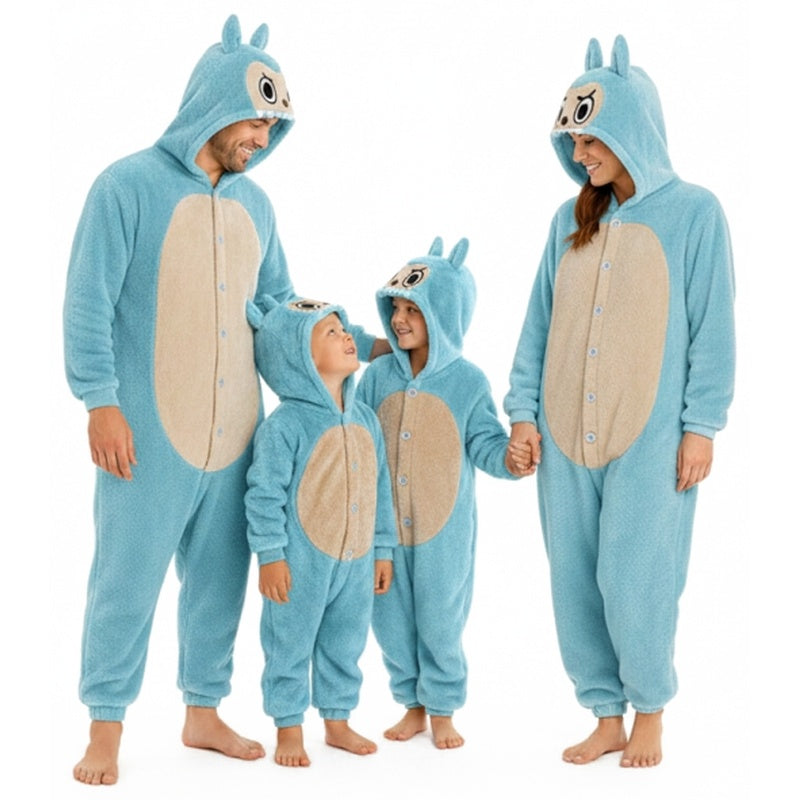 Groupe Labubu Bleu