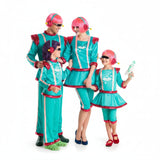Groupe Martiens vert turquoise