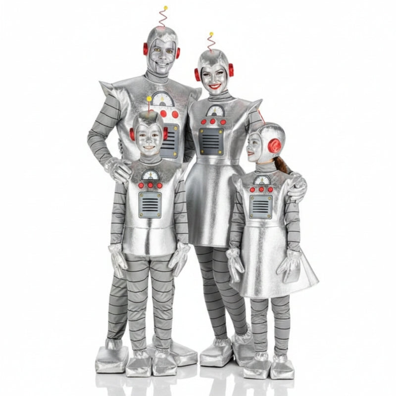 Groupe Robots argentés