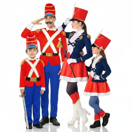 Groupe Soldats de plomb et majorettes