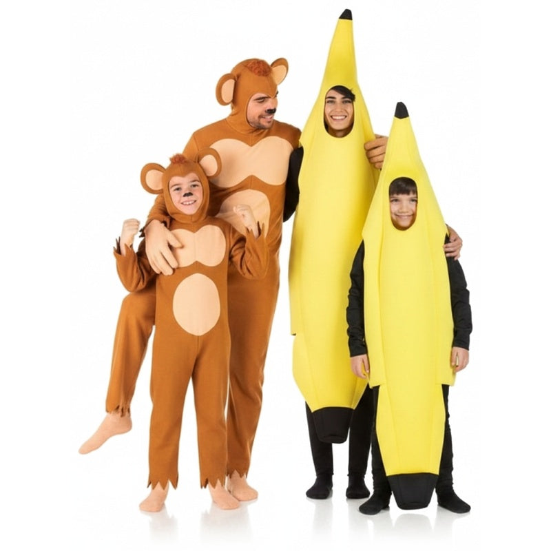 Groupe Singes et bananes