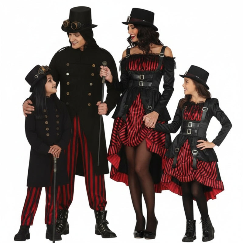 Groupe Vampires Lord et Lady Steampunk