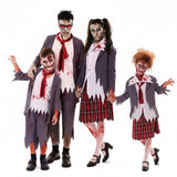 Groupe Écoliers zombies Ensanglantés