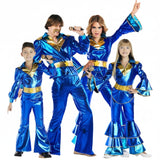 Groupe Disco Abba bleu