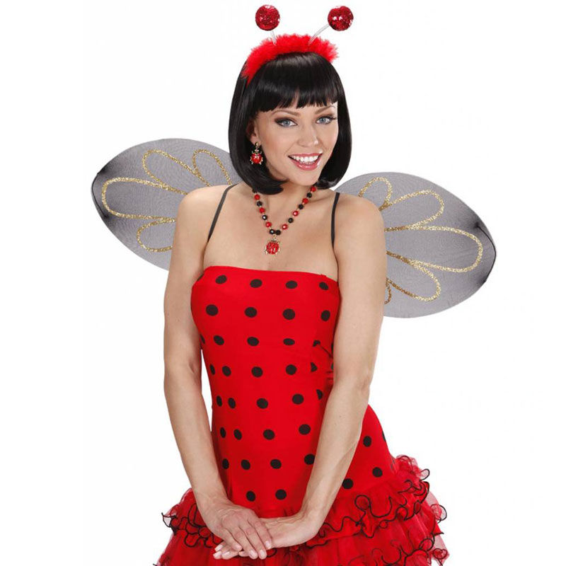 Kit Accessoires Cheveux Miraculous Ladybug - 6 Pièces Rouges (sans Emballage) - Pour Fan De Coccinelle