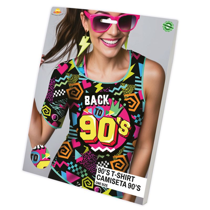 Camiseta Años 90 para mujer Packaging