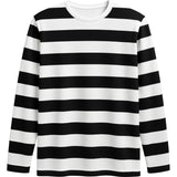 Camiseta de disfraz de Rayas blancas y negras infantil Detalle