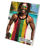 Camiseta Rejilla Jamaicano para hombre Packaging