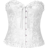 Corset Blanco para mujer Detalle
