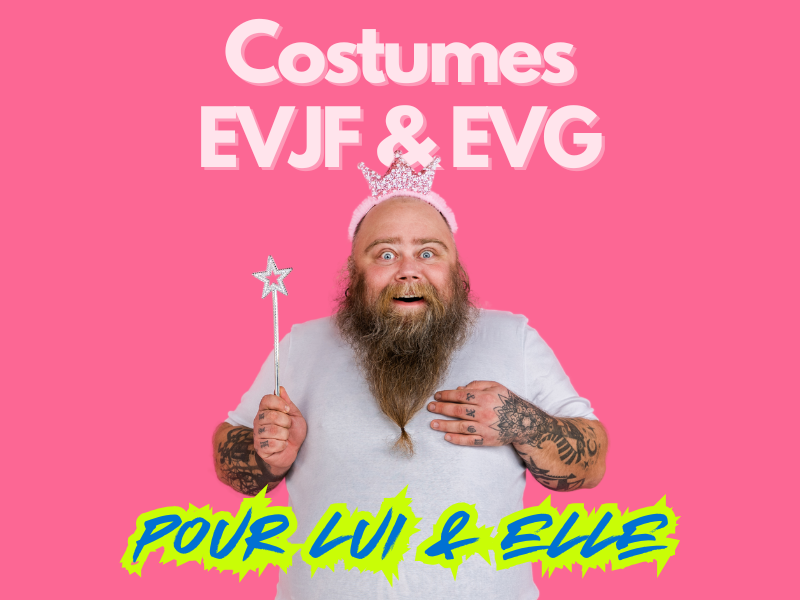 Idées de déguisements pour les enterrements de vie de garçon et de jeune fille
