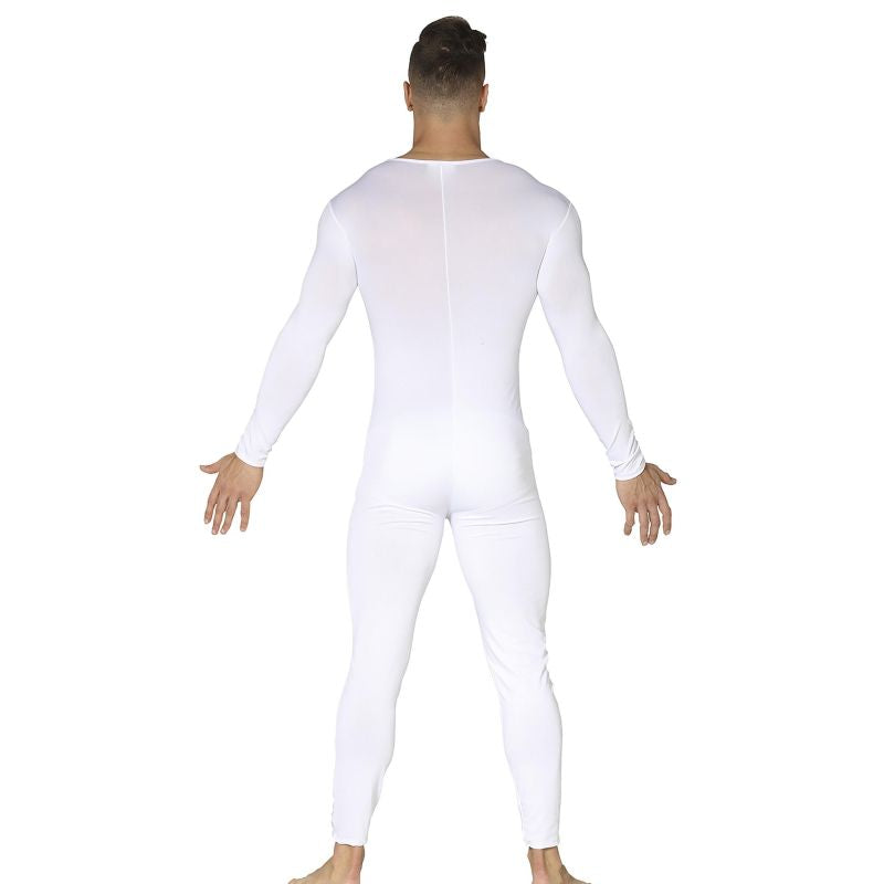 Disfraz Maillot Blanco para hombre Espalda