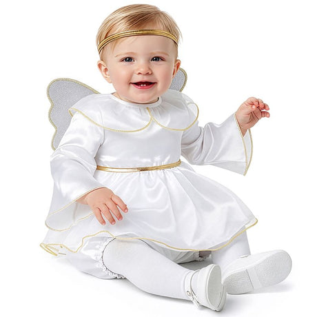 Disfraz de Angelito Deluxe para bebé