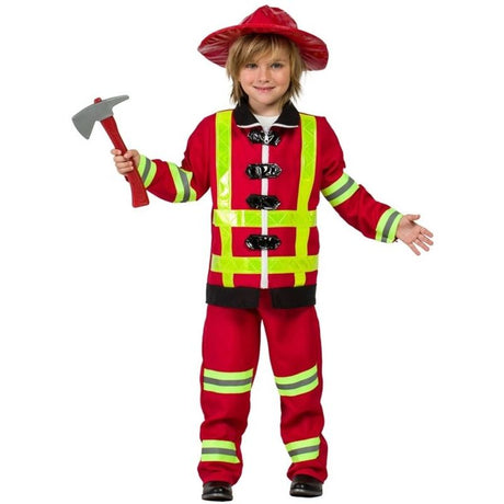 Disfraz de Bombero Unidad de Emergencias infantil