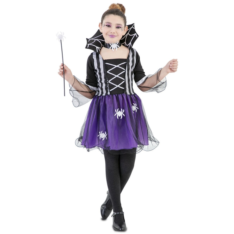 Disfraz de Bruja Arácnida para niña