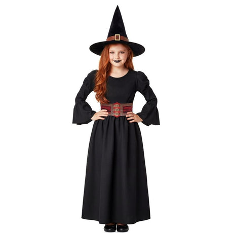Disfraz de Bruja Hechicera negra para niña
