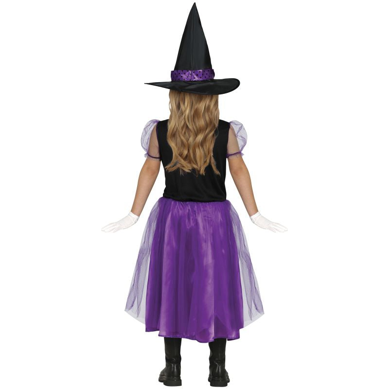 Disfraz de Bruja Hechizos para niña Espalda