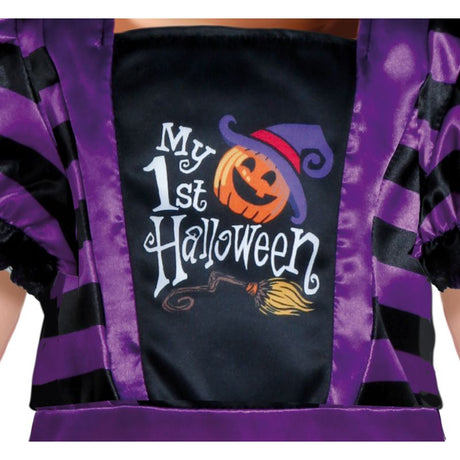 Disfraz de Brujita Halloween para bebé Detalle